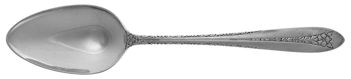Margaret Rose (Sterling, 1938) Dessert/Oval Soup Spoon by National Silver Co-1