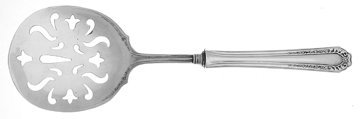 Marianne (Sterling) Tomato Server with Silverplate Blade by National Silver Co-1