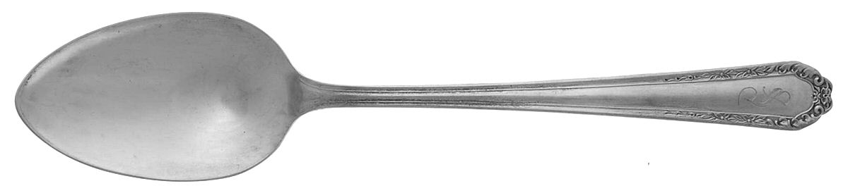 Marianne (Sterling) Monogram Tablespoon (Serving Spoon) by National Silver Co-1