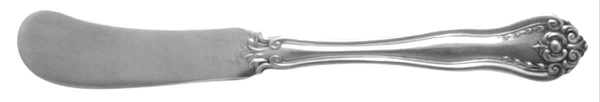 Marseilles (Silverplate, 1906) Flat Handle Butter Spreader by National Silver Co-1