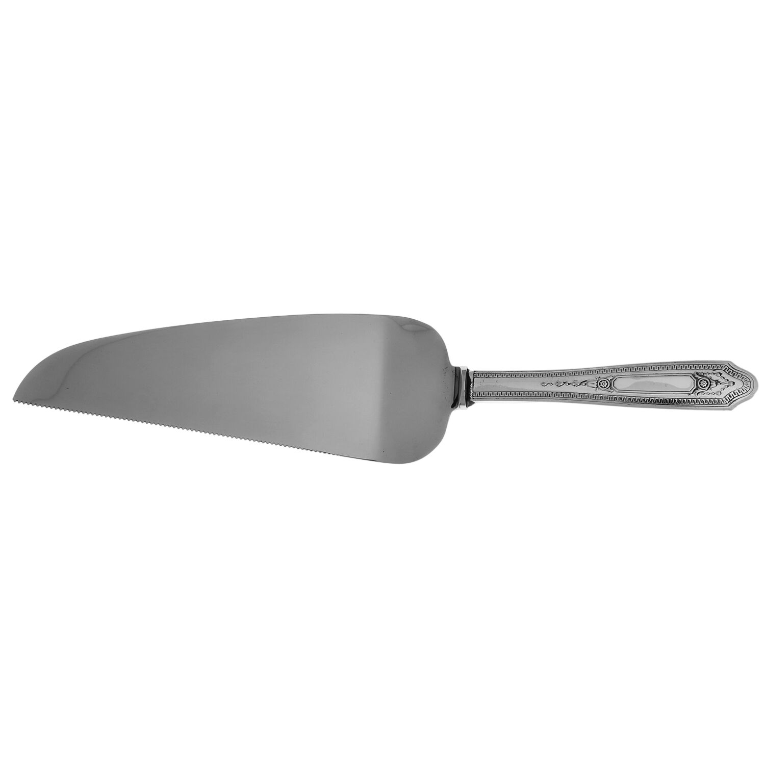 Martinique (Silverplate, 1935) Pie & Cake Server with Stainless Blade by National Silver Co-1
