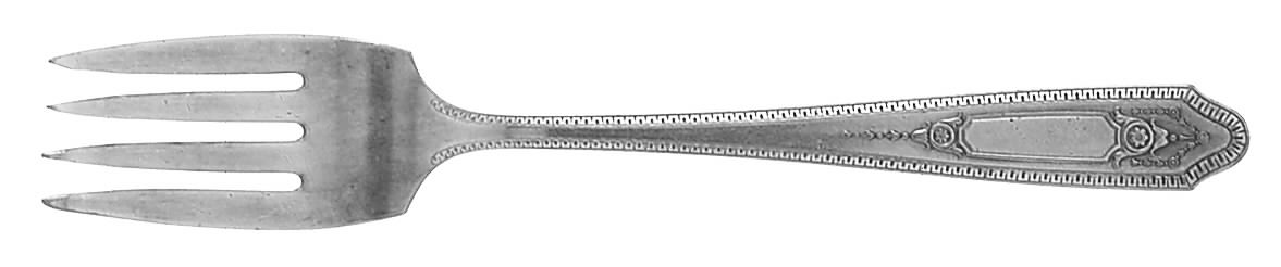 Martinique (Silverplate, 1935) Individual Salad Fork by National Silver Co-1