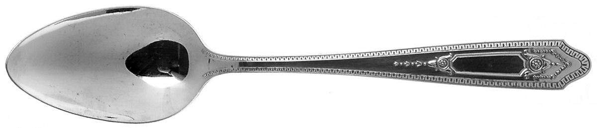 Martinique (Silverplate, 1935) Place/Oval Soup Spoon by National Silver Co-1