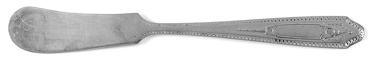 Martinique (Silverplate, 1935) Flat Handle Butter Spreader by National Silver Co-1
