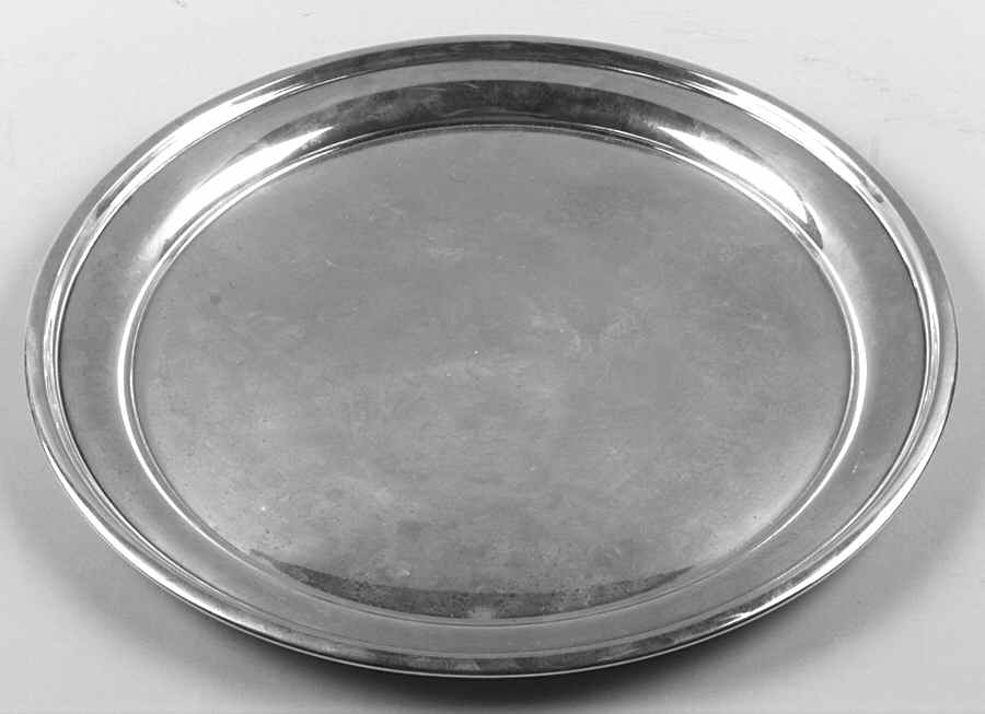 Sterling Hollowware 14" Round Tray by National Silver Co-1