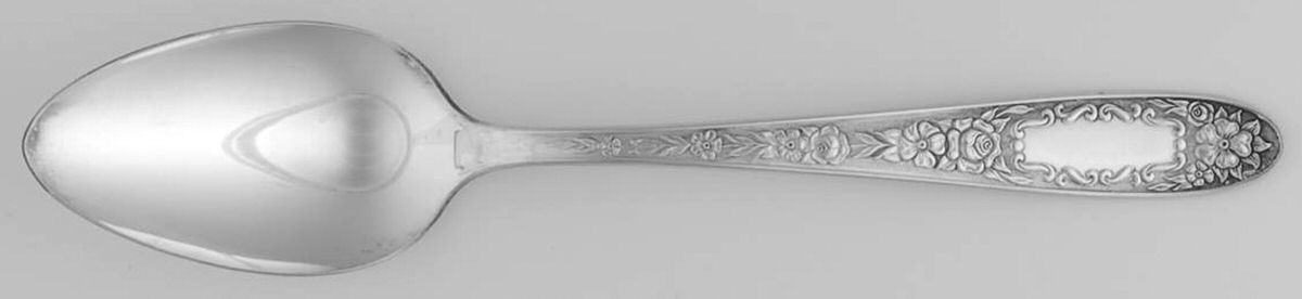 Mildred (Silverplate, 1936) Place/Oval Soup Spoon by National Silver Co-1