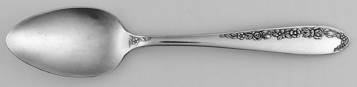 Fleur (Silverplate) Teaspoon by National Silver Co-1