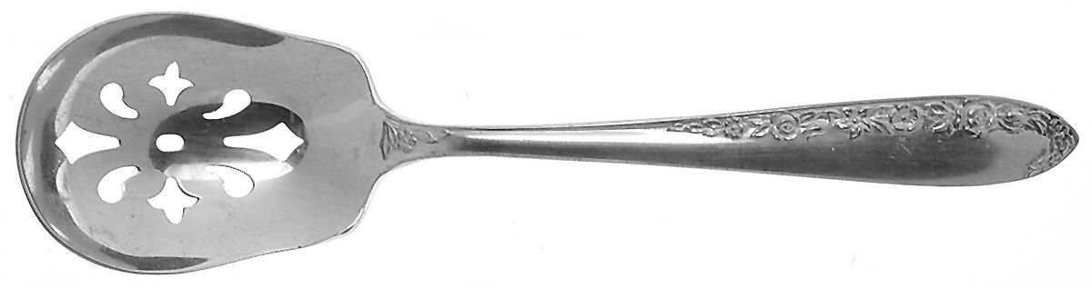 Fleur (Silverplate) Large Sugar Sifter by National Silver Co-1