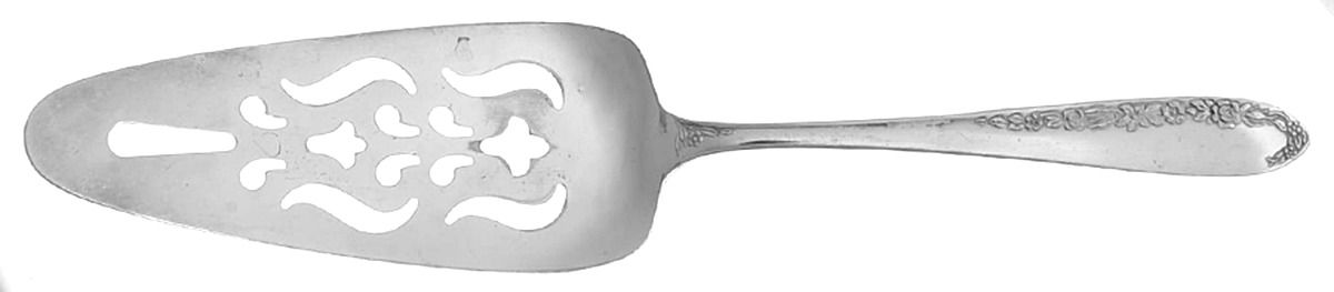 Fleur (Silverplate) Solid Pie Server by National Silver Co-1
