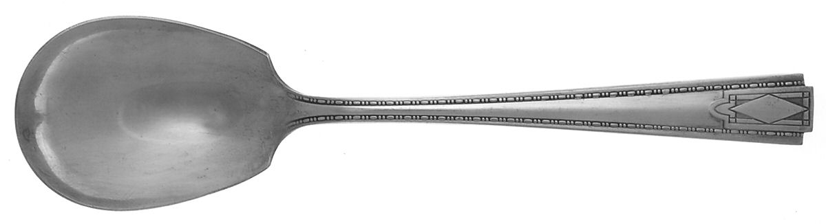 Monarch Plate Two (Silverplate) Sugar Spoon by National Silver Co-1