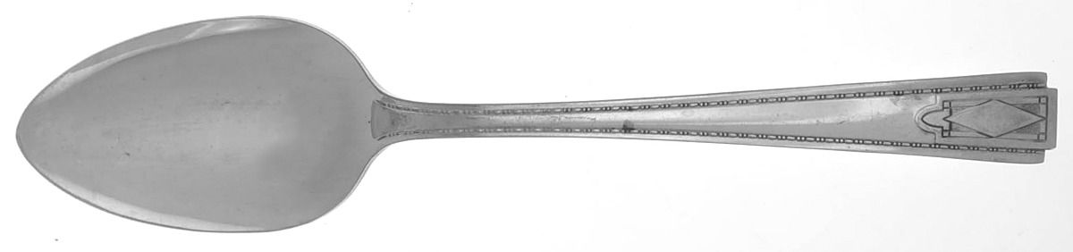 Monarch Plate Two (Silverplate) Tablespoon (Serving Spoon) by National Silver Co-1