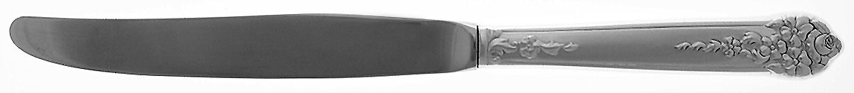 Moss Rose (Silverplate, 1949) Modern Hollow Knife by National Silver Co-1