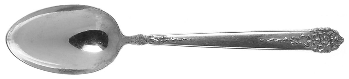 Moss Rose (Silverplate, 1949) Demitasse Spoon by National Silver Co-1