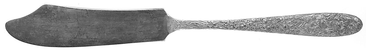 Narcissus (Silverplate, 1935) Flat Handle Master Butter Knife by National Silver Co-1