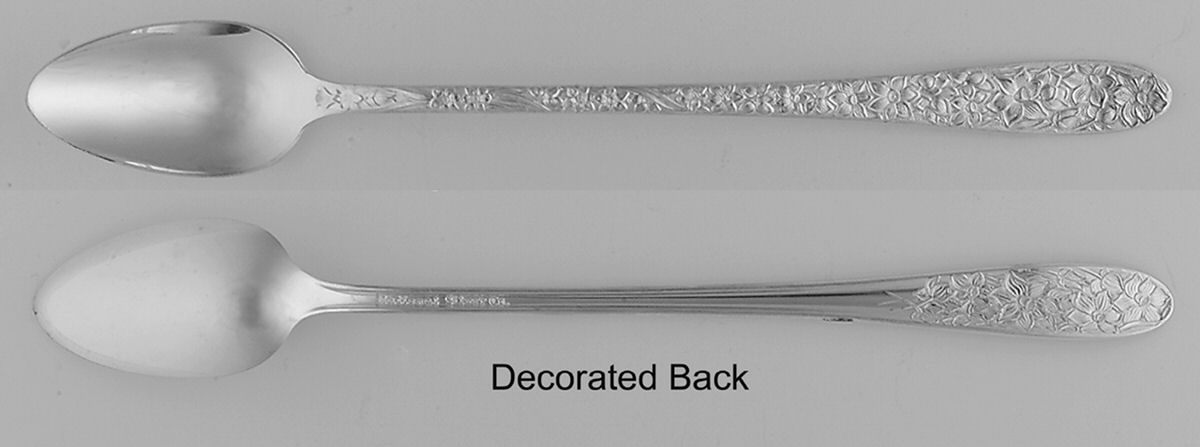 Narcissus (Silverplate, 1935) Iced Tea Spoon by National Silver Co-1