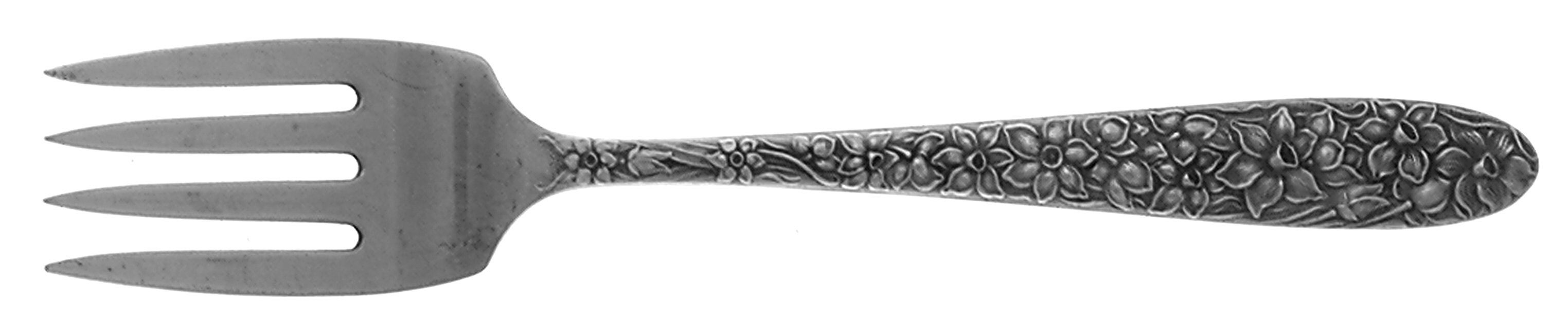 Narcissus (Sterling, 1936) Individual Salad Fork by National Silver Co-1