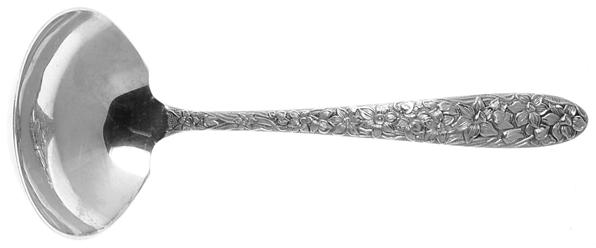 Narcissus (Sterling, 1936) Solid Gravy Ladle by National Silver Co-1