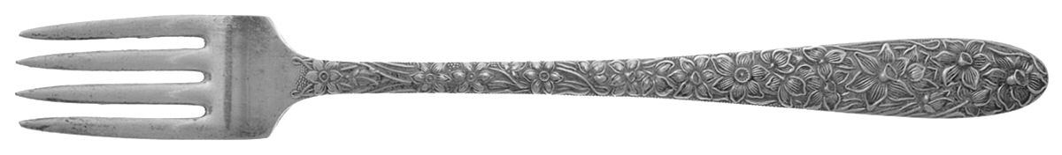 Narcissus (Sterling, 1936) Grille Fork (Viande) by National Silver Co-1