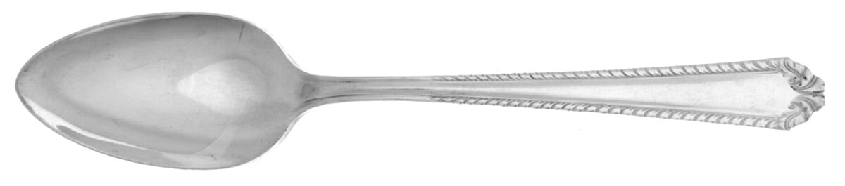 New Gadroon (Silverplate, 1935) Teaspoon by National Silver Co-1