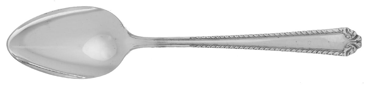 New Gadroon (Silverplate, 1935) Place/Oval Soup Spoon by National Silver Co-1