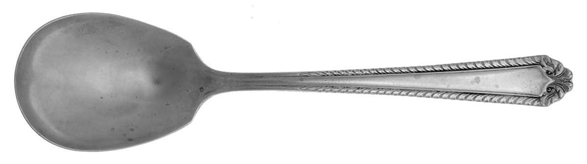New Gadroon (Silverplate, 1935) Sugar Spoon by National Silver Co-1