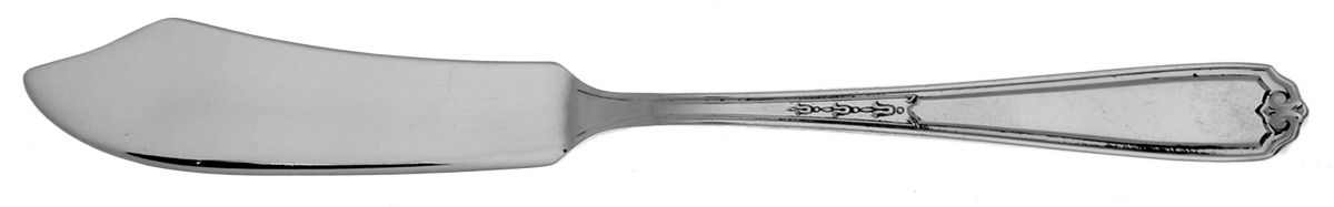 No. 1 (Sterling, 1925) Flat Handle Master Butter Knife by National Silver Co-1