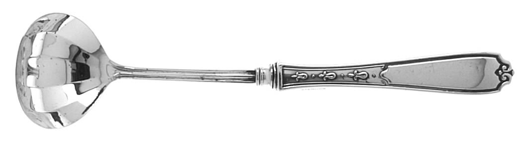No. 1 (Sterling, 1925) Cream Ladle with Silverplate Bowl by National Silver Co-1