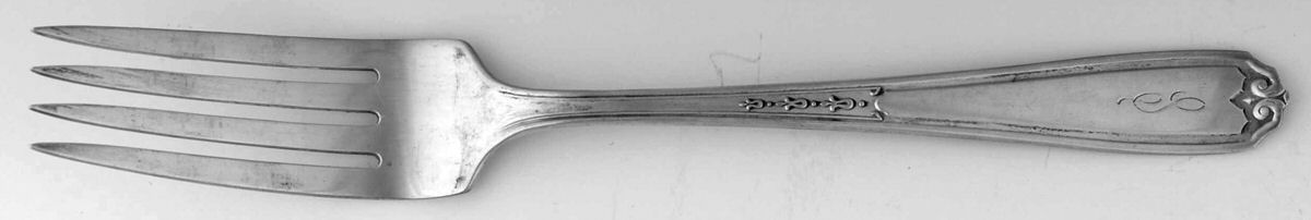 No. 1 (Sterling, 1925) Fork by National Silver Co-1