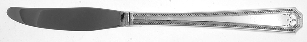 Adam (Silverplate) Modern Hollow Grille Knife by National Silver Co-1