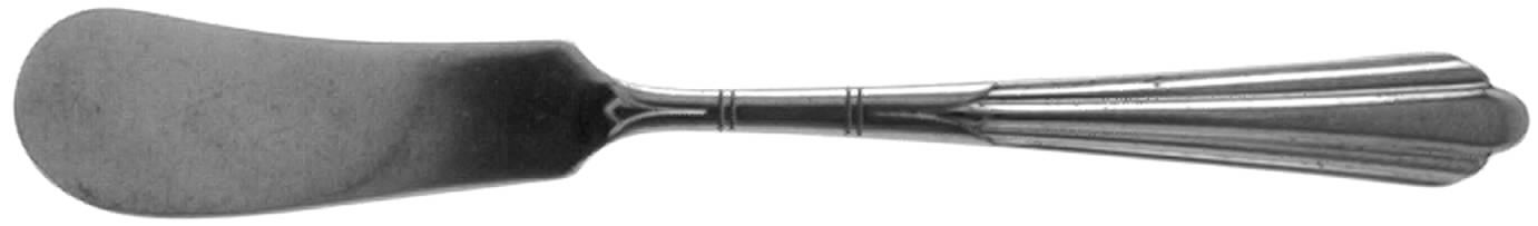 NTS3 (SILVERPLATE) Flat Handle Butter Spreader by National Silver Co-1