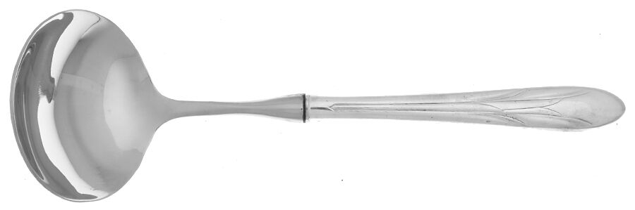 Empire (Silverplate) Gravy Ladle with No Spout Stainless Bowl HC by National Silver Co-1