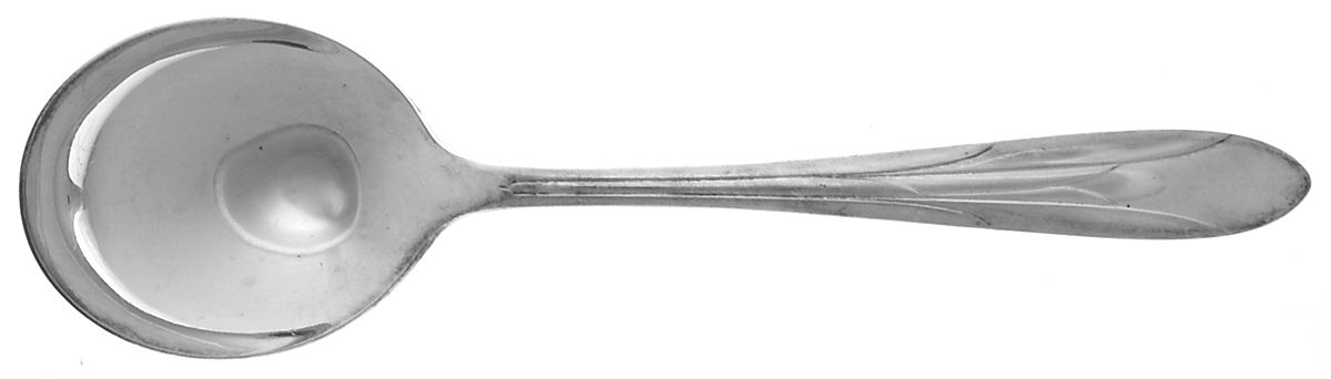 Empire (Silverplate) Round Bowl Soup Spoon (Gumbo) by National Silver Co-1