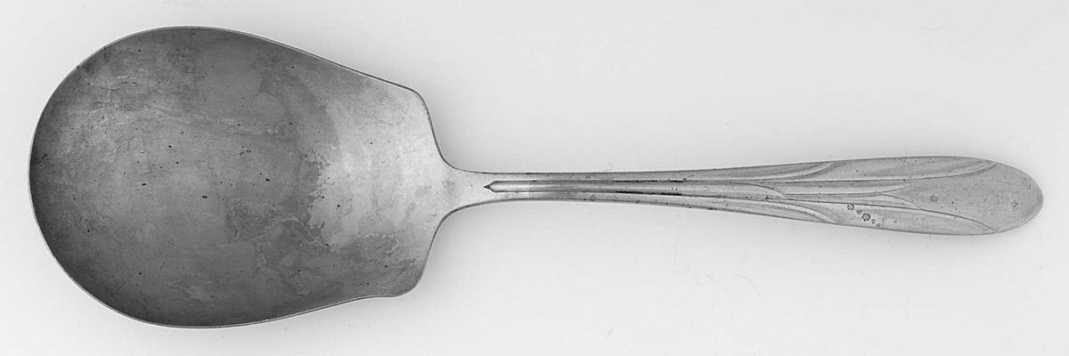 Empire (Silverplate) Solid Smooth Casserole Spoon by National Silver Co-1
