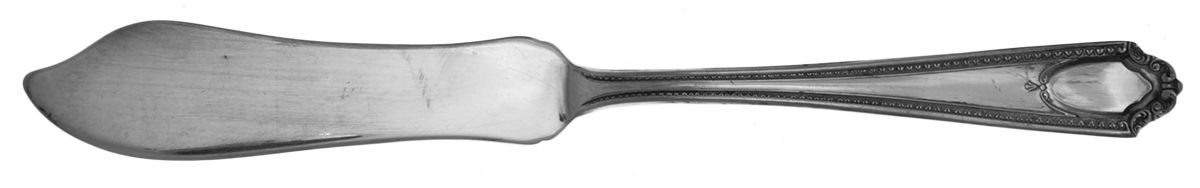 NTS8 (SILVERPLATE) Flat Handle Master Butter Knife by National Silver Co-1