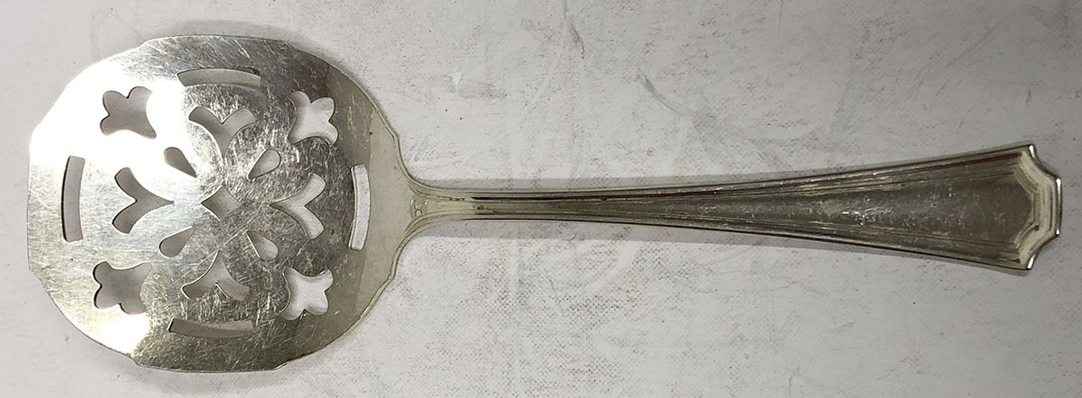 One (Silverplate, 1915) Tomato Server, Solid Piece by National Silver Co-1