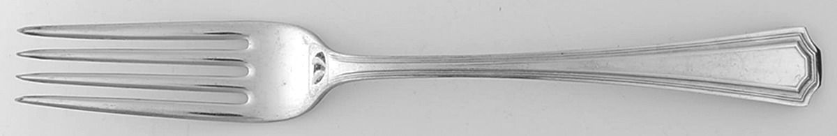 One (Silverplate, 1915) Fork by National Silver Co-1