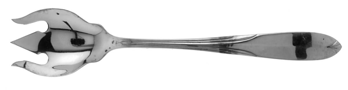 Overture (Sterling, 1936, No Monograms) Ice Cream Fork HC by National Silver Co-1