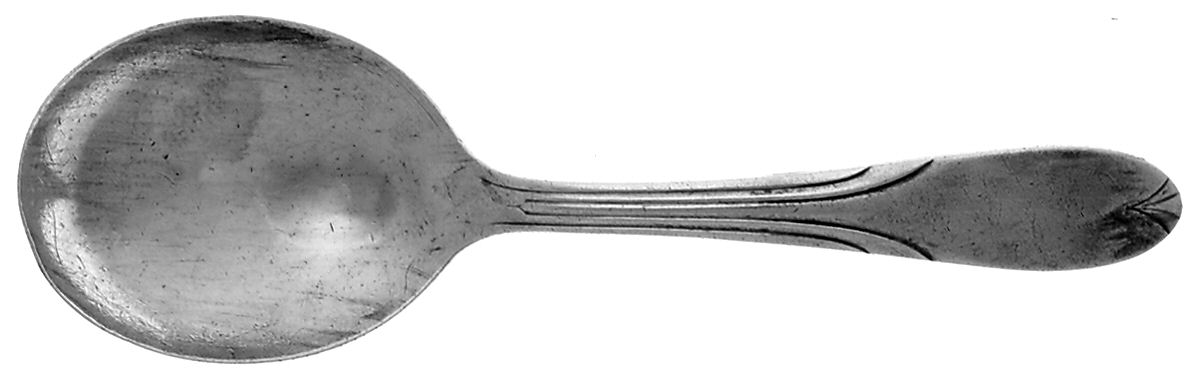 Overture (Sterling, 1936, No Monograms) Straight Handle Baby Spoon by National Silver Co-1