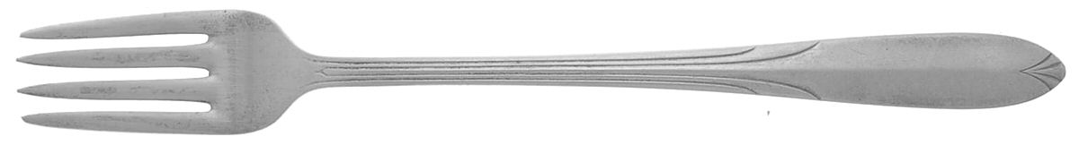 Overture (Sterling, 1936, No Monograms) Grille Fork (Viande) by National Silver Co-1