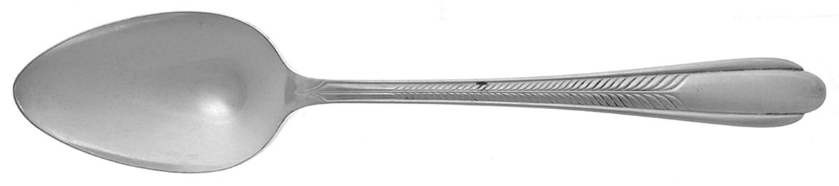 Plume (Silverplate, 1935) Place/Oval Soup Spoon by National Silver Co-1