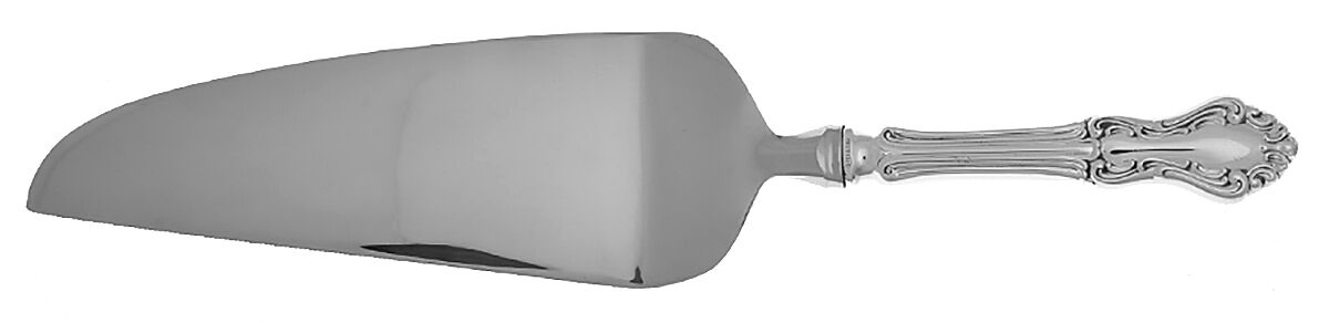Princess Elizabeth (Sterling, 1942) Pie and Cake Server with Stainless Blade HC by National Silver Co-1