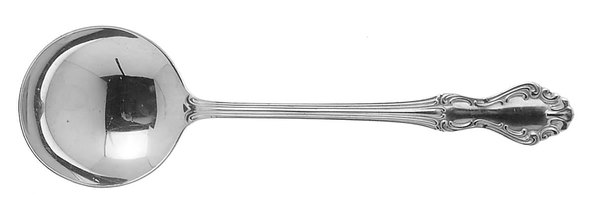 Princess Elizabeth (Sterling, 1942) Round Bowl Soup Spoon (Cream Soup) by National Silver Co-1