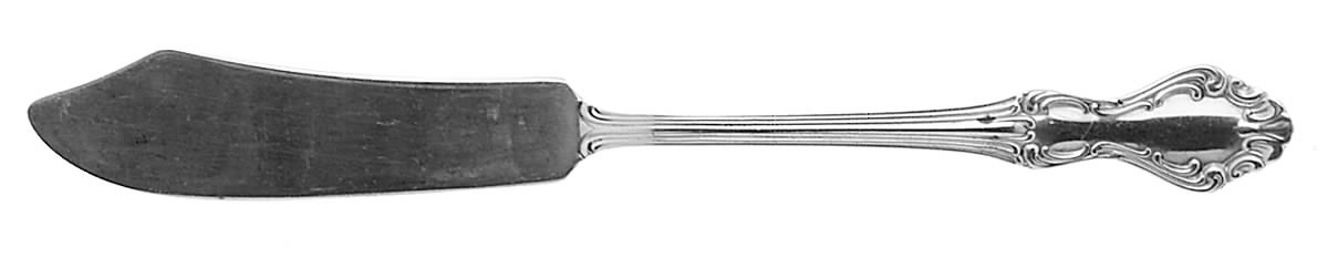Princess Elizabeth (Sterling, 1942) Flat Handle Master Butter Knife by National Silver Co-1