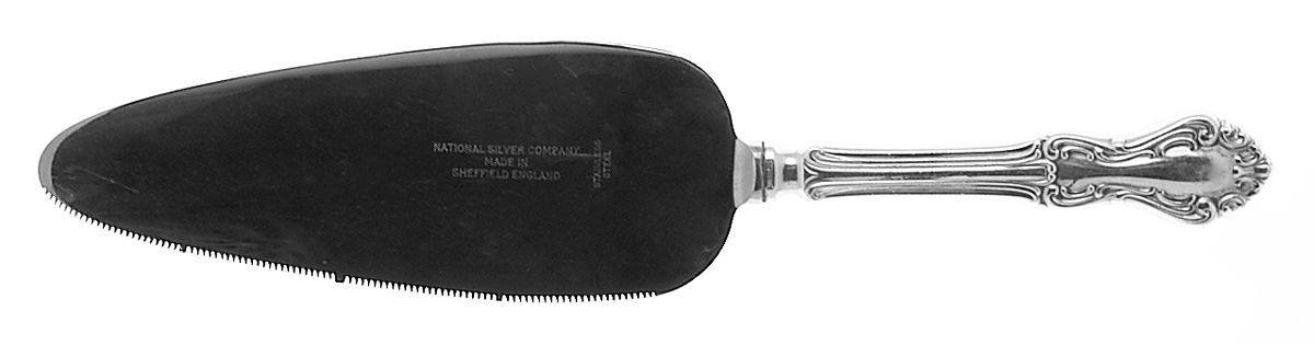 Princess Elizabeth (Sterling, 1942) Pie & Cake Server with Stainless Blade by National Silver Co-1