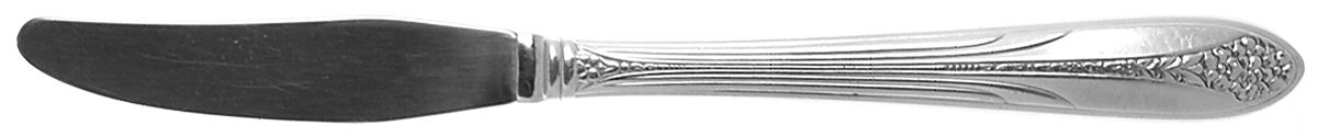 Princess Royal (Silverplate, 1930) Modern Hollow Grille Knife by National Silver Co-1