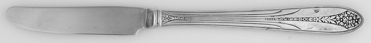 Princess Royal (Silverplate, 1930) New French Hollow Grille Knife by National Silver Co-1