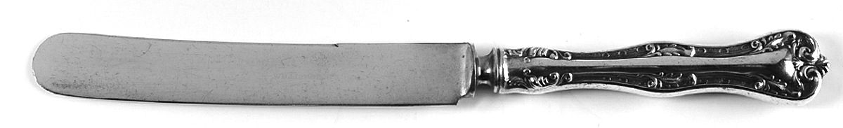 Queen Elizabeth (Silverplate, 1908) Old French Hollow Knife by National Silver Co-1