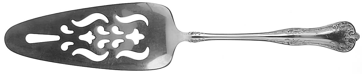 Queen Elizabeth (Silverplate, 1908) Solid Pierced Pie Server by National Silver Co-1