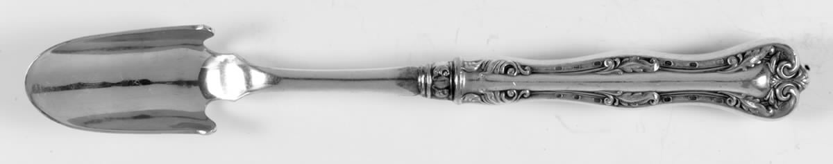 Queen Elizabeth (Silverplate, 1908) Solid Cheese Scoop by National Silver Co-1