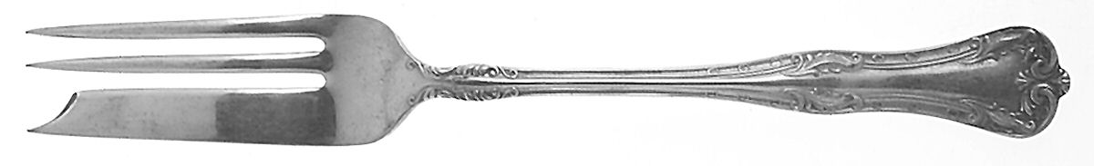 Queen Elizabeth (Silverplate, 1908) Individual Pie Fork by National Silver Co-1